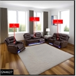 Star Home Living Breathing Leather 3-Piece Recliner Sofa Set in Dark Brown