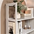 Jela Solid Wood 4 Shelf Folding Bookcase - White