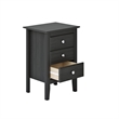Jela Solid Wood Easy Pieces - Single Drawer End Table/Nightstand with Cubby