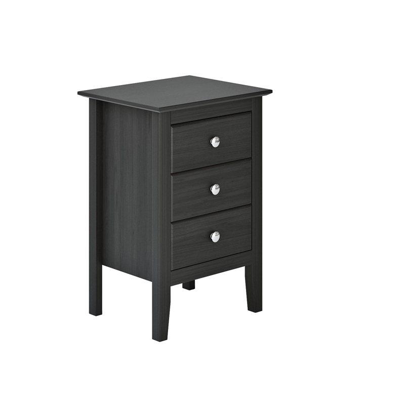 Jela Solid Wood Easy Pieces - Single Drawer End Table/Nightstand with Cubby
