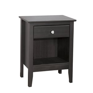 Jela Solid Wood Easy Pieces - Single Drawer End Table/Nightstand with Cubby