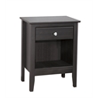 Jela Solid Wood Easy Pieces - Single Drawer End Table/Nightstand with Cubby