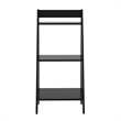Jela Solid Wood Split 3 Shelf Ladder - Black