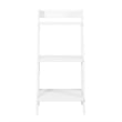 Jela Solid Wood Split 3 Shelf Ladder - White