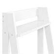 Jela Solid Wood Split 3 Shelf Ladder - White