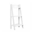 Jela Solid Wood Split 3 Shelf Ladder - White