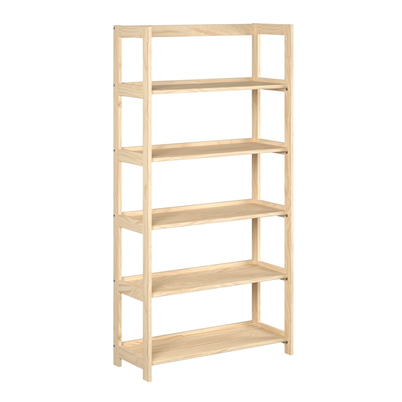 Jela 5 Shelf Bookcase in Natural