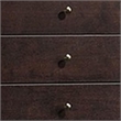 Transitional Wooden Chest with Five Spacious Drawers- Brown