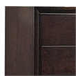 Transitional Wooden Chest with Five Spacious Drawers- Brown