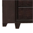 Transitional Wooden Chest with Five Spacious Drawers- Brown