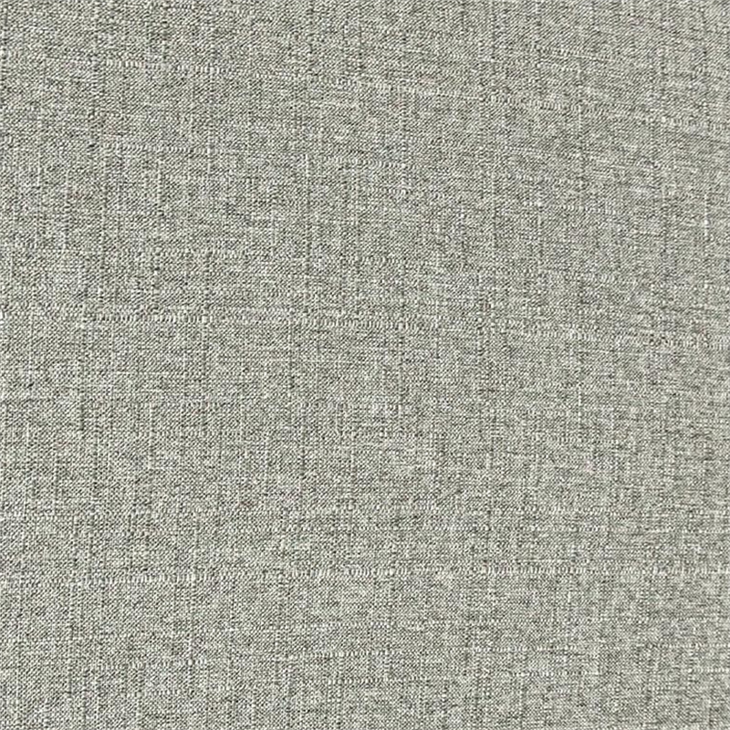 25 Inch Dining Chairs-Set of 2-Nailhead Trim-Padded Gray Upholstery-Black Wood