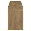Tag 60 Inch TV Media Entertainment Console- 4 Cabinets- MDF- Mango Brown