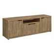 Tag 60 Inch TV Media Entertainment Console- 4 Cabinets- MDF- Mango Brown