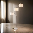 83 Inch Floor Lamp- AdjusFloor- 3 Level Design- Marble- Metal- Silver