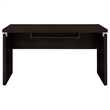 Niti 83 Inch Computer Office Desk- L Shape- Slide Out Keyboard Tray- Brown