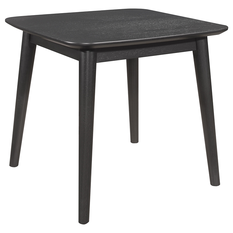 Carey 3pc Living Room Set- 1 Coffee Table- 2 End Tables- Black Hardwood