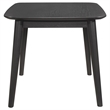 Carey 3pc Living Room Set- 1 Coffee Table- 2 End Tables- Black Hardwood