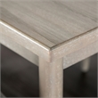 Kene Dining Table- Solid Edge Band- 59 Inch Rectangular Top- Melamine- Gray