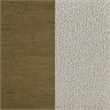 Deon Queen Bed- Vertical Channel Tufted Beige Boucle Upholstery- Brown
