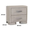 Celly Nightstand with USB Ports and 2 Drawers