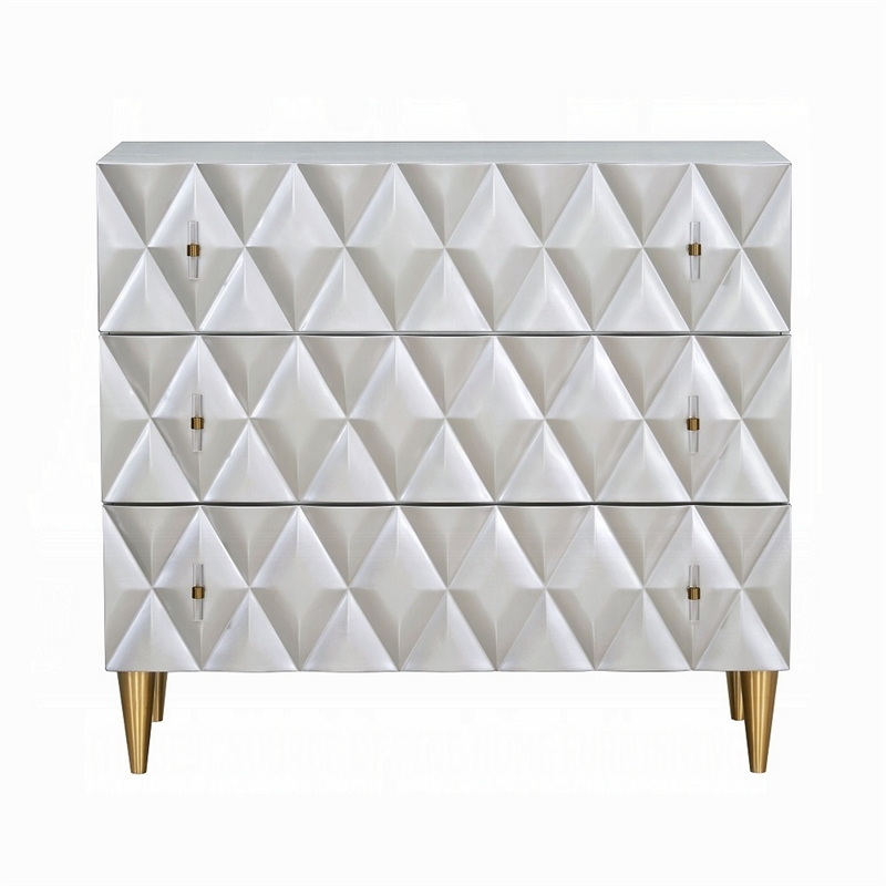 36 Inch Wide Nightstand Dresser- Drawers with Jewelry Tray