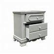 Auri Kids Nightstand- 3 Drawers and Scalloped Base