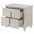 Veda Nightstand- 2 Modern Drawers- 30 Inch