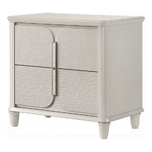 Veda Nightstand- 2 Modern Drawers- 30 Inch