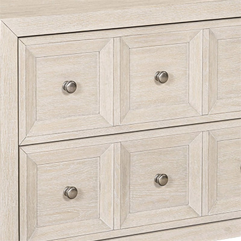 Kizie Oversized Nightstand- USB A-C- 2 Drawers- 38 Inch