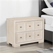 Kizie Oversized Nightstand- USB A-C- 2 Drawers- 38 Inch