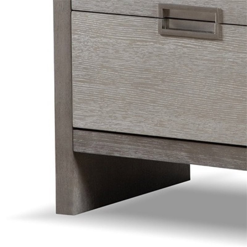 Rizvi Nightstand- 2 Drawers- Dustproof Cases