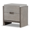 Rizvi Nightstand- 2 Drawers- Dustproof Cases
