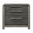 Joho Nightstand- 30 Inch- 5 Storage Drawers with Metal Handles