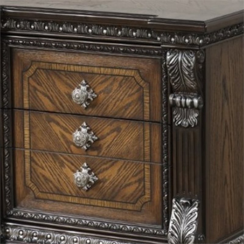 Naddy Nightstand- Hidden Drawer USB A-C- 30 Inch