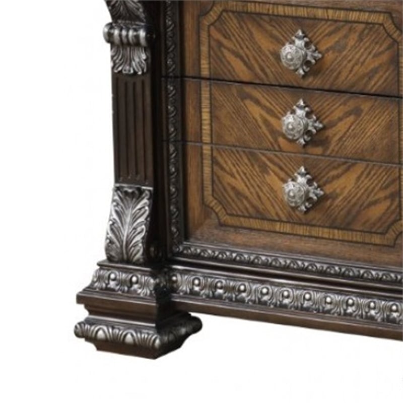 Naddy Nightstand- Hidden Drawer USB A-C- 30 Inch