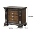 Naddy Nightstand- Hidden Drawer USB A-C- 30 Inch