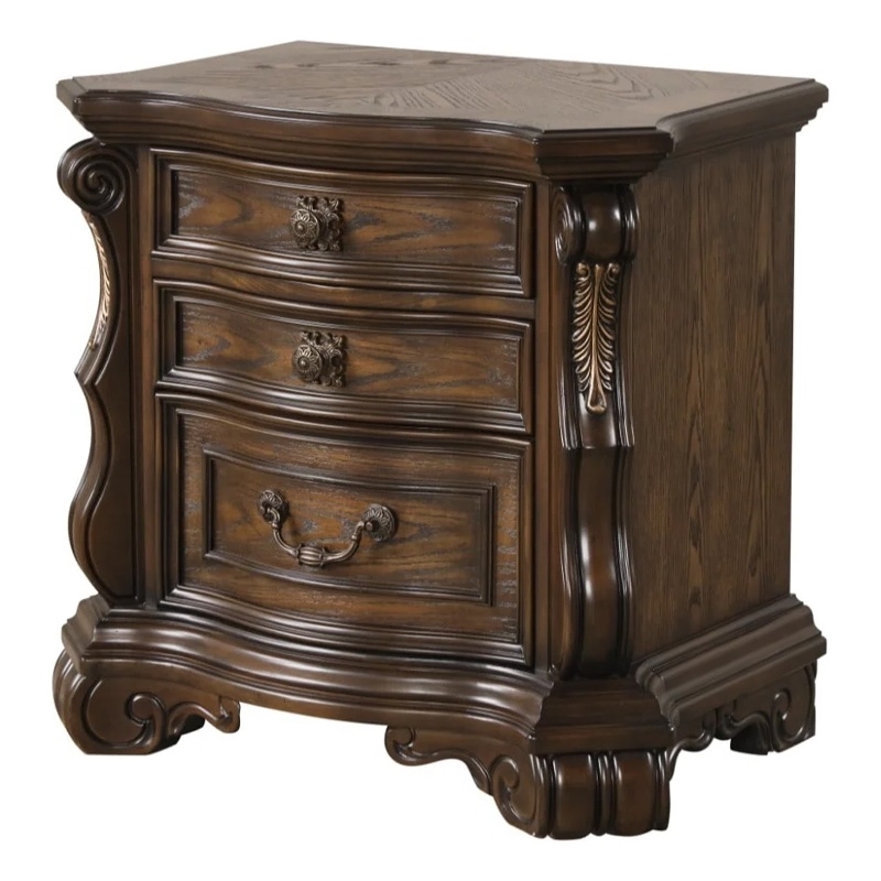 Leova Nightstand- 2 Drawers- USB A-C- 31 Inch