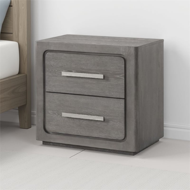Thorne Nightstand- 2 Drawers with Top Felt Lining- 27 Inch