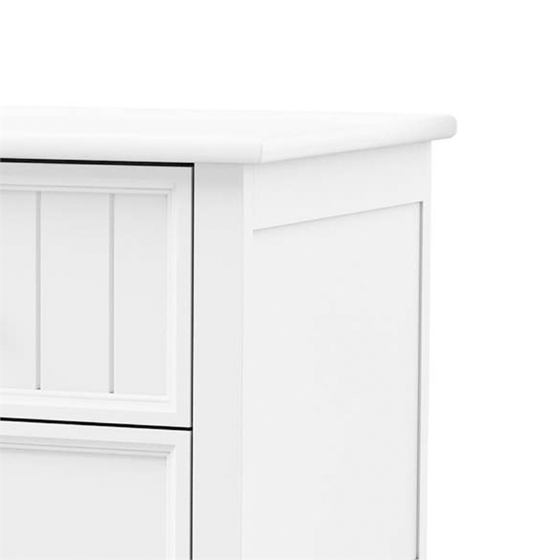 Toli Nightstand 2 Drawers w Round Knobs-- 24 Inch