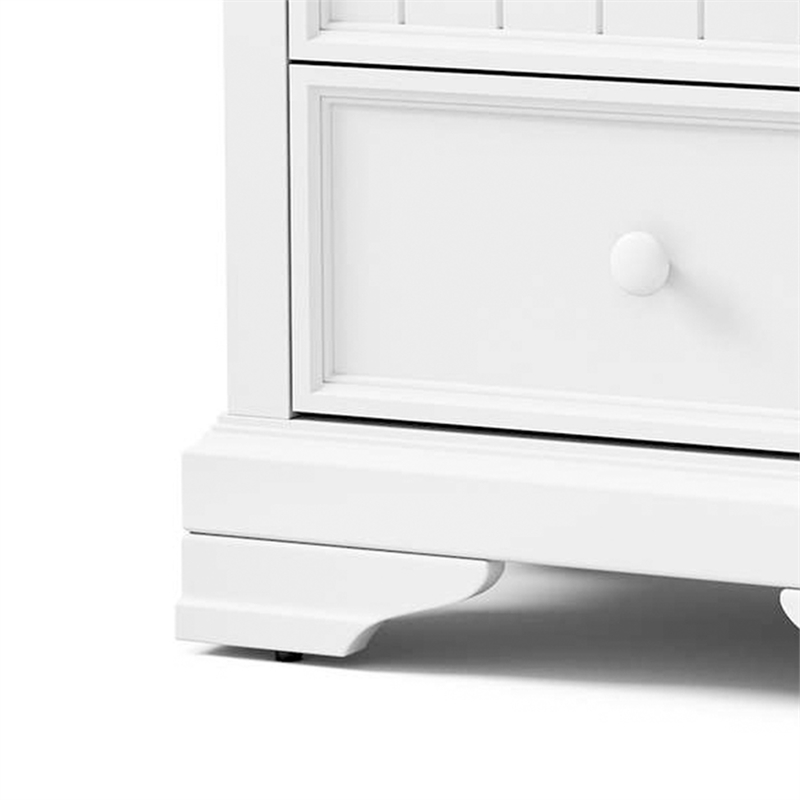 Toli Nightstand 2 Drawers w Round Knobs-- 24 Inch