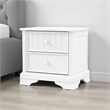 Toli Nightstand 2 Drawers w Round Knobs-- 24 Inch