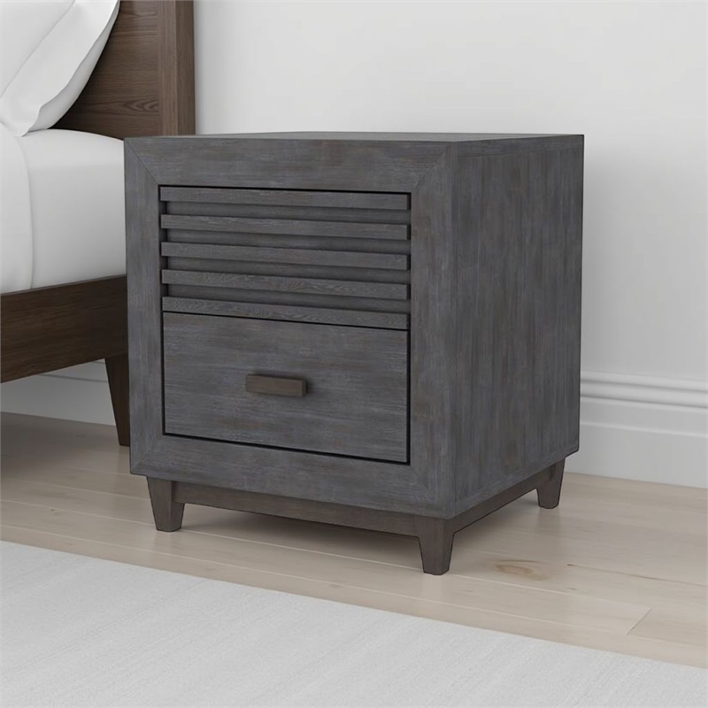 Biom Nightstand- 2 Drawers- 24 Inch