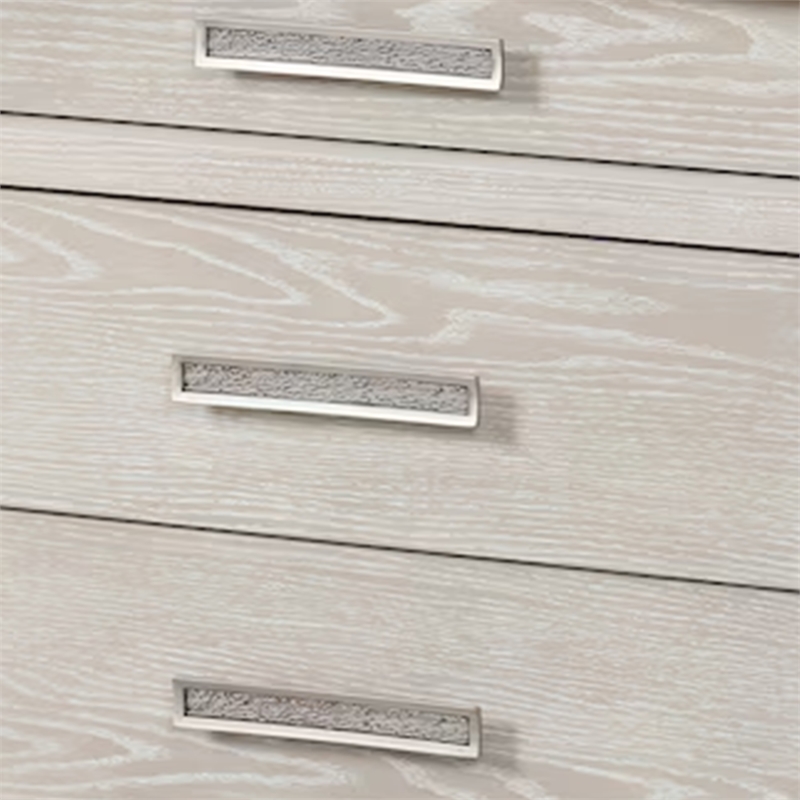 Loji Nightstand- 3 Drawers- White Marble Top- 29 Inch