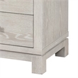 Loji Nightstand- 3 Drawers- White Marble Top- 29 Inch