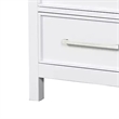 Tela Nightstand- 2 Drawers- Metal Handles- 25 Inch