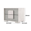 Nomi Nightstand- 2 Drawers and Melamine Top-24 Inch