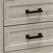 Miot Nightstand- 2 Drawers with Metal Handles- 24 Inch