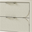 Zema Nightstand- 2 Drawers w Acrylic Handles- 30 Inch