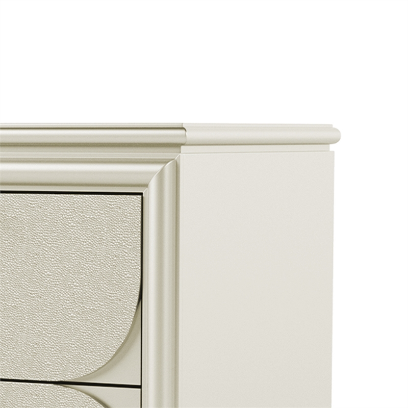 Zema Nightstand- 2 Drawers w Acrylic Handles- 30 Inch