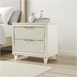 Zema Nightstand- 2 Drawers w Acrylic Handles- 30 Inch